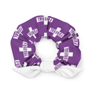 Hearse Purse® Funeral Flag Scrunchie